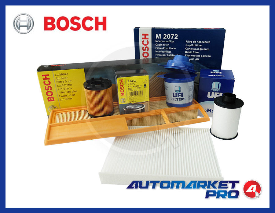 KIT TAGLIANDO FILTRI  BOSCH LANCIA YPSILON 1.3 JTD MULTIJET ARIA OLIO ABITACOLO