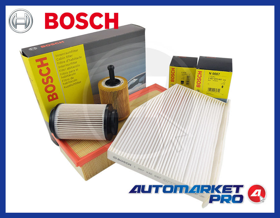 KIT TAGLIANDO BOSCH FILTRI VOLKSWAGEN VW GOLF 5V 1.9 ARIA OLIO GASOLIO CLIMA