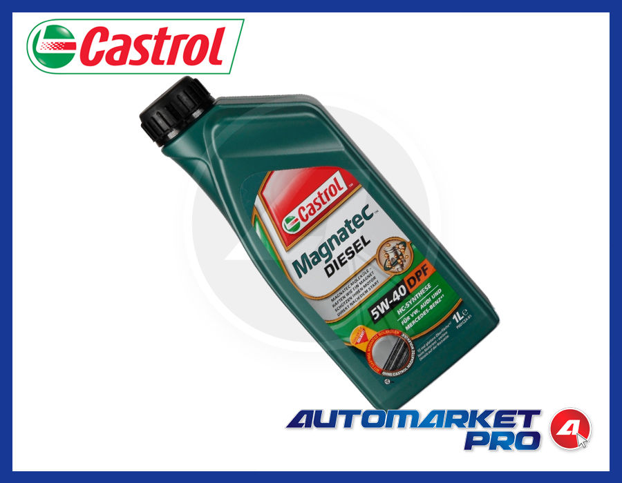 OLIO MOTORE 5W40 CASTROL MAGNATEC DIESEL DPF SINTETICO 502 505.00 505.01 229.31