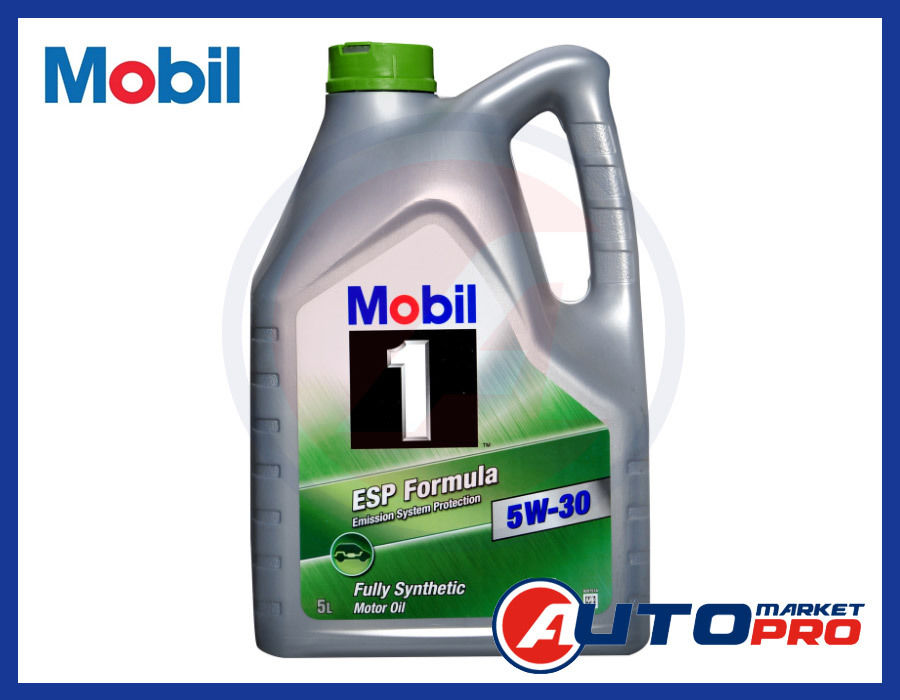 OLIO MOTORE 5 LITRI MOBIL 1 ESP FORMULA 5W30 VW (BENZINA/DIESEL) 504 00 / 507 00