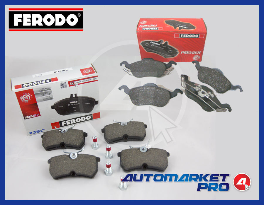 KIT PASTIGLIE ANTERIORI POSTERI FRENO FORD FOCUS 1.4 1.6 1.8 2.0 16V + SW BENZ