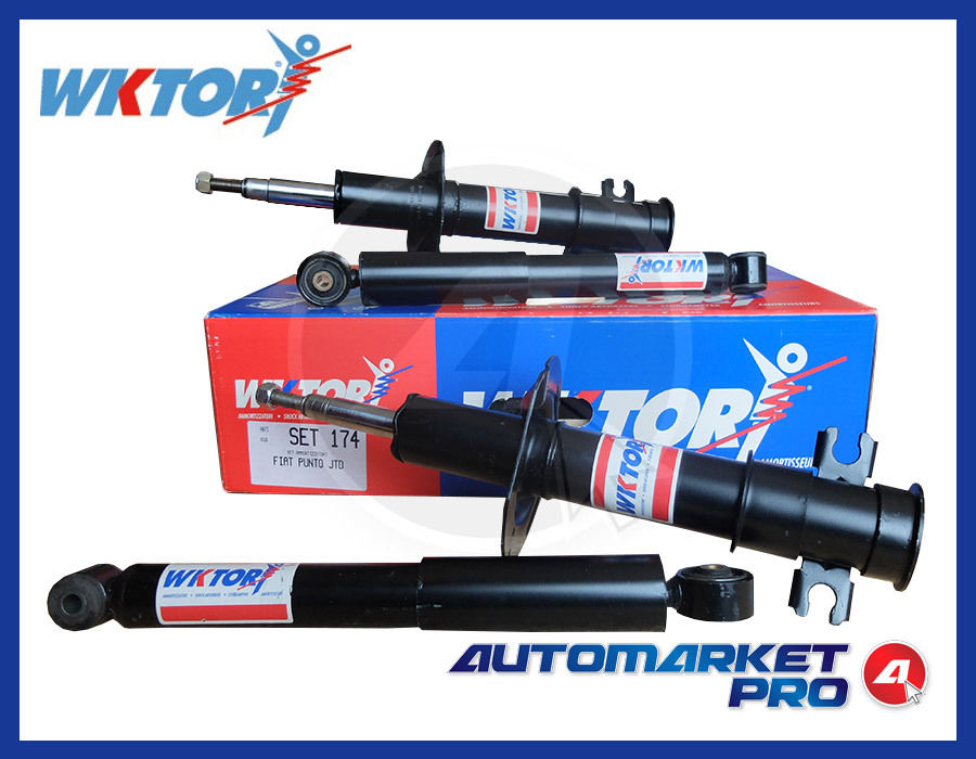 SET 4 AMMORTIZZATORI WKTORY FIAT PUNTO II (188) DA 1999 1.9D 1.9JTD