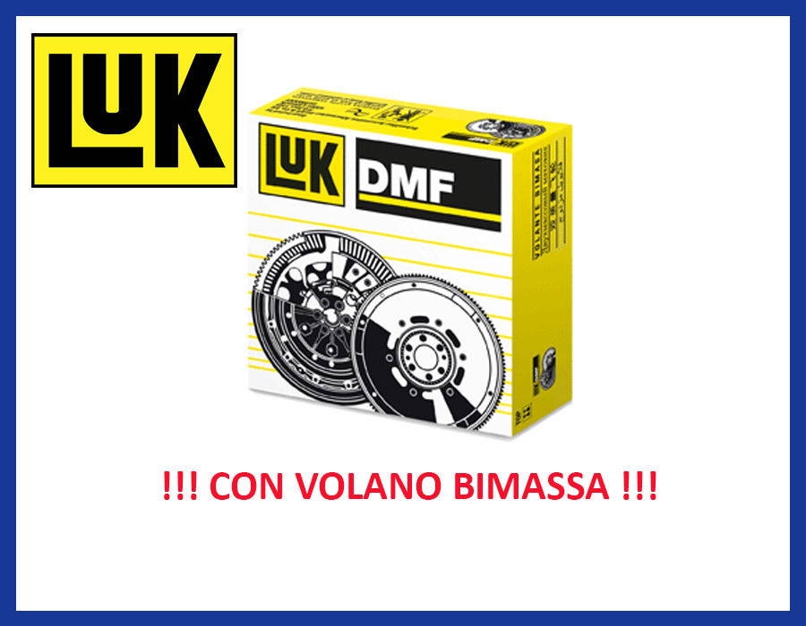 KIT FRIZIONE VOLANO BIMASSA LUK 600004000 + AMMORTIZZATORI PASSAT AWX