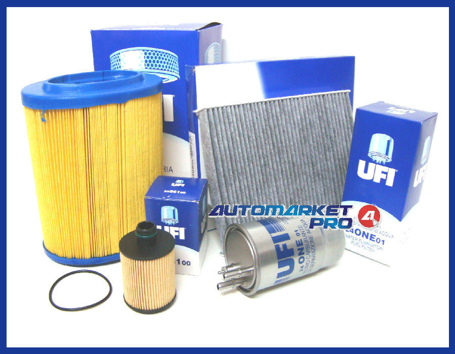 KIT FILTRI TAGLIANDO ALFA ROMEO BRERA 2.0 JTDM 2000 DIESEL 120 125 KW 163 170 CV