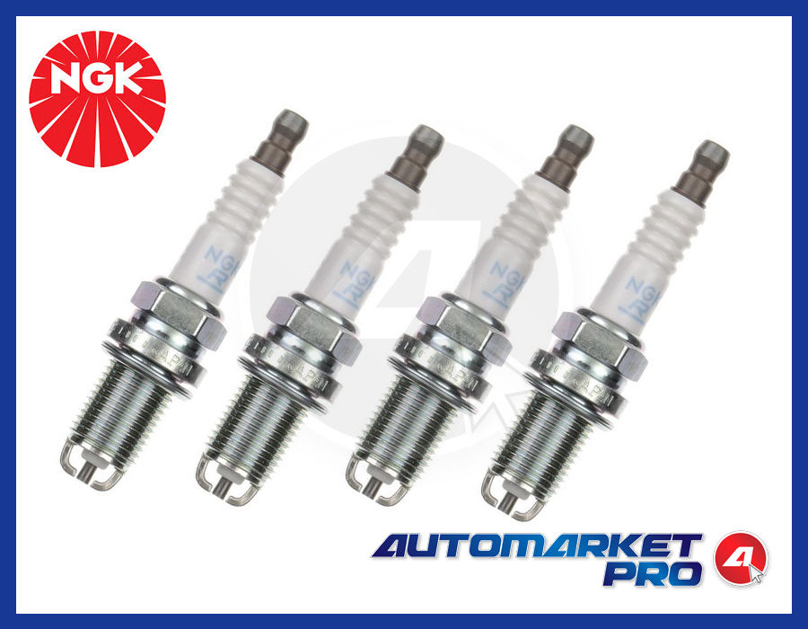 4 CANDELE NGK BKR6EKC ACCENSIONE FIAT MULTIPLA 1.6 16V NATURAL BLUEPOWER BIPOWER