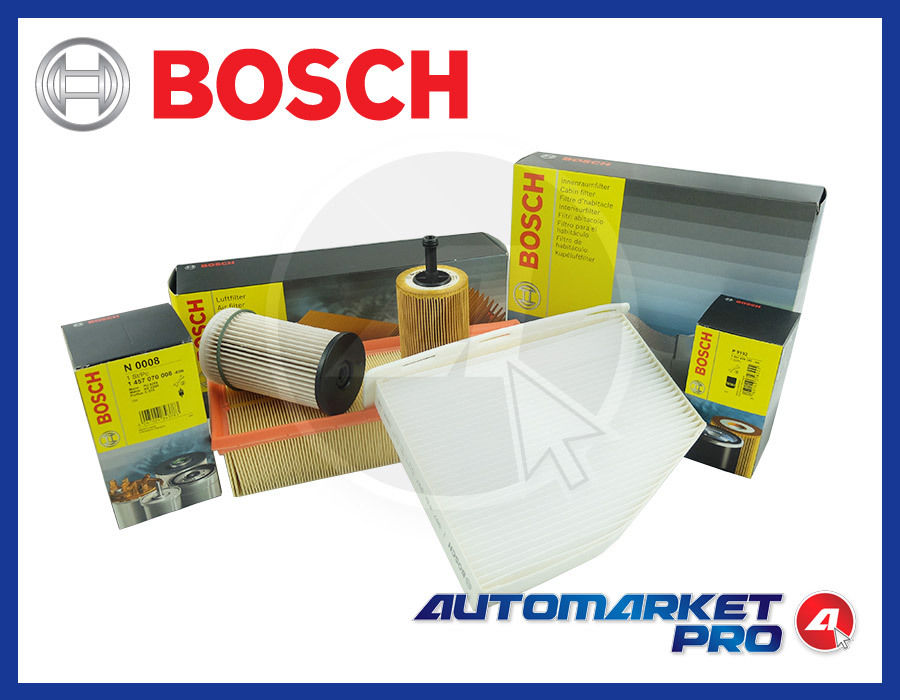 KIT TAGLIANDO BOSCH FILTRI VW TOURAN 1.9 1900 TDI OLIO ARIA GASOLIO DA 2005>