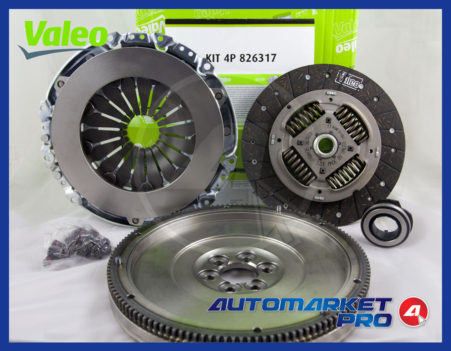 KIT FRIZIONE 826317 VALEO + VOLANO SKODA FABIA 1600 1.6 TDI DIESEL 55 66 77 KW